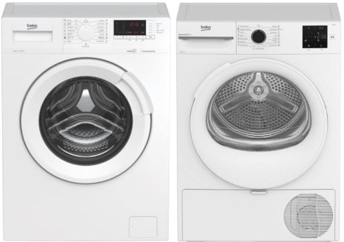 Set Beko WUE8726XST + BM3T37230W + záruka navíc