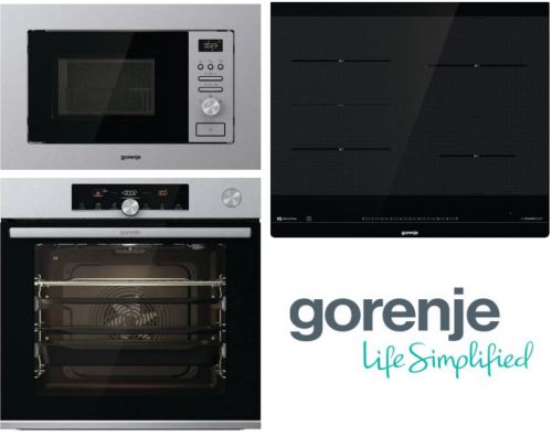 set Gorenje BSA6747A04XWI + IS645BLG + BM201AG1X + záruka navíc