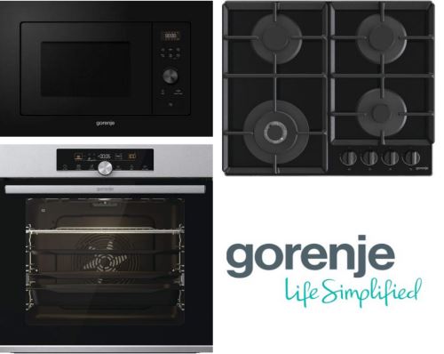 set Gorenje BPS6747A06X + GTW641EB + BM201AG1BG + 5 let PLNÉ záruky na celý set