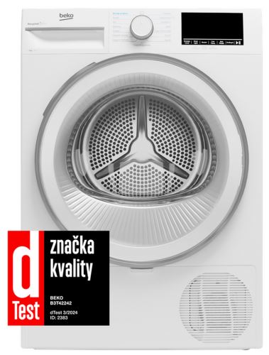 Sušička Beko B3T42242 + Prací prostředek na 7 měsíců ZDARMA