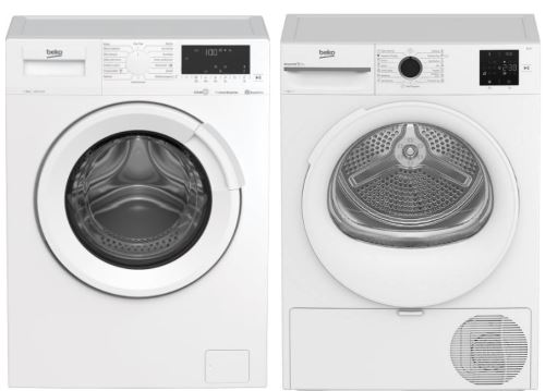 set Beko EWUE86261CSH1W + BM3T37230W + Prací prostředek na 7 měsíců ZDARMA