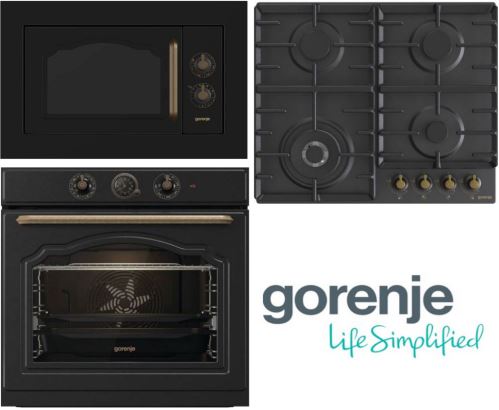 set Gorenje BOS67372CLB + GW642CLB + BM235CLB + 5 let PLNÉ záruky na celý set