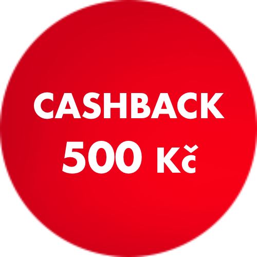 CashBack 500 Kč