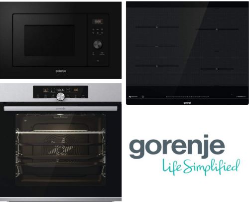 set Gorenje BPS6747A06X + IS645BLG + BM201AG1BG + záruka navíc