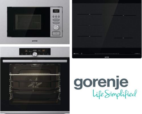 set Gorenje BPS6747A06X + IS645BLG + BM201AG1X + záruka navíc